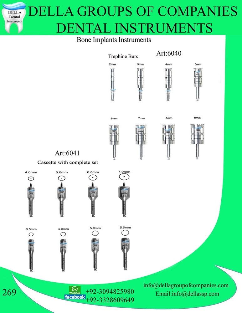 Bone Implants Instruments